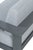Sardinia Aluminum Frame Outdoor 74" Love Seat / Sofa - Gray Cushions For Sale - Image 10 of 18