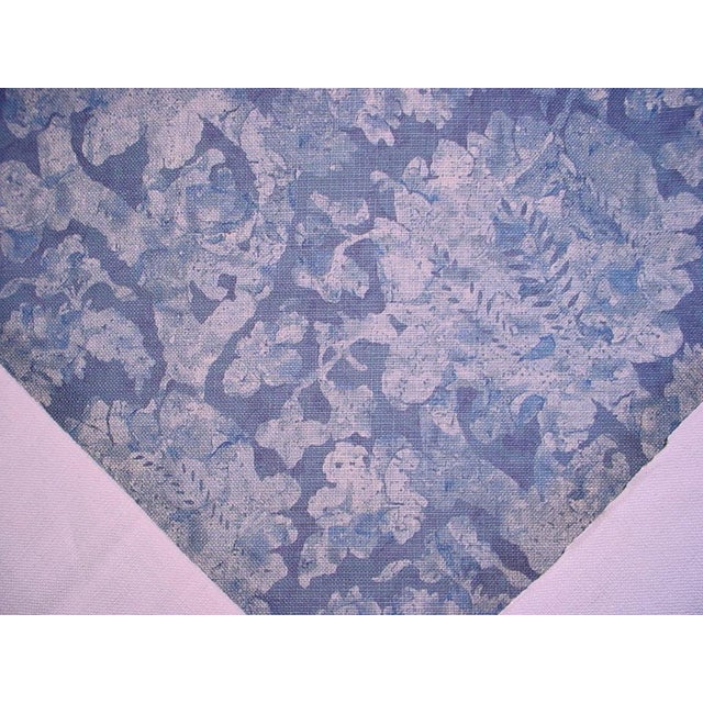 33/4y Zoffany 320820 Carrera Indigo Blue Print Floral Damask