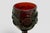 Vintage Avon 1876 Cape Cod Ruby Red Collection 4 1/2” Wine Glasses - A Pair For Sale - Image 4 of 11