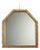 Mirror in Wood and Golden For Sale