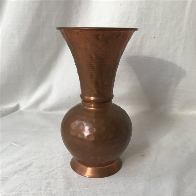 Hammered Copper Vase Chairish