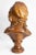 Wood Wooden Bust of a French Peasant Woman, 1980s For Sale - Image 7 of 8