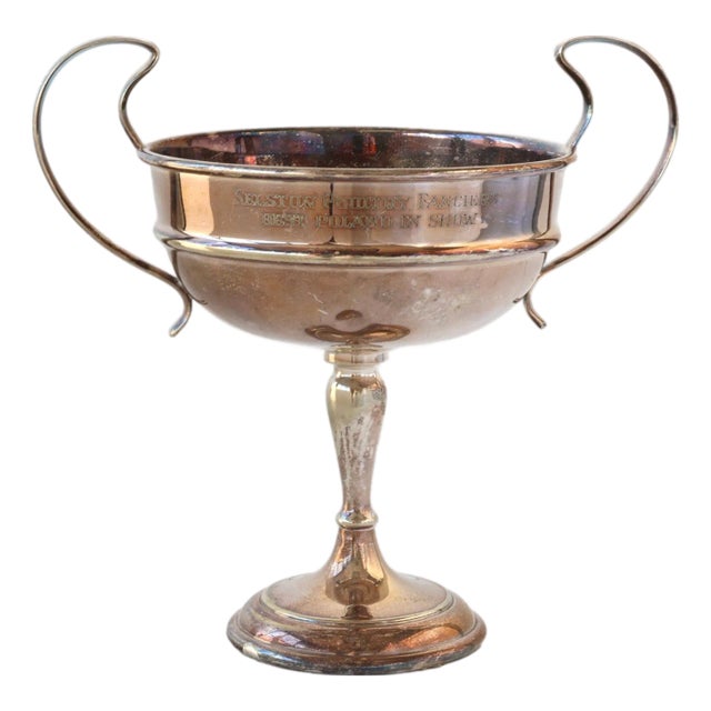 Early 20th Century English 'Poultry Fanciers' Hen Trophy For Sale