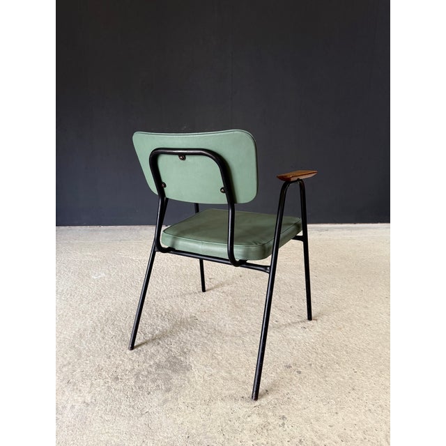 Space Age M Armchair by Pierre Guariche for Meurop, 1950s For Sale - Image 6 of 17