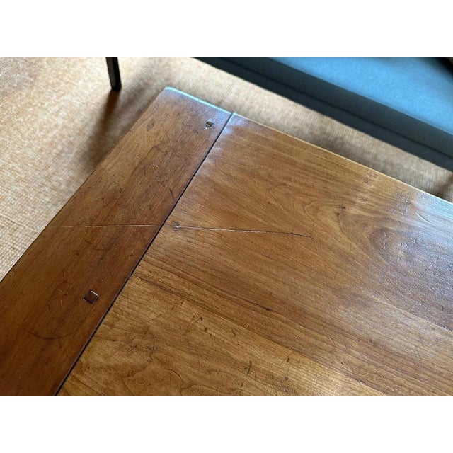 Cherry Country Dining Table, 1990s For Sale - Image 9 of 11