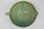 Traditional Vintage Primitive Green Glazed Ceramic Pottery Large Mixing Bowl W Handle For Sale - Image 3 of 18