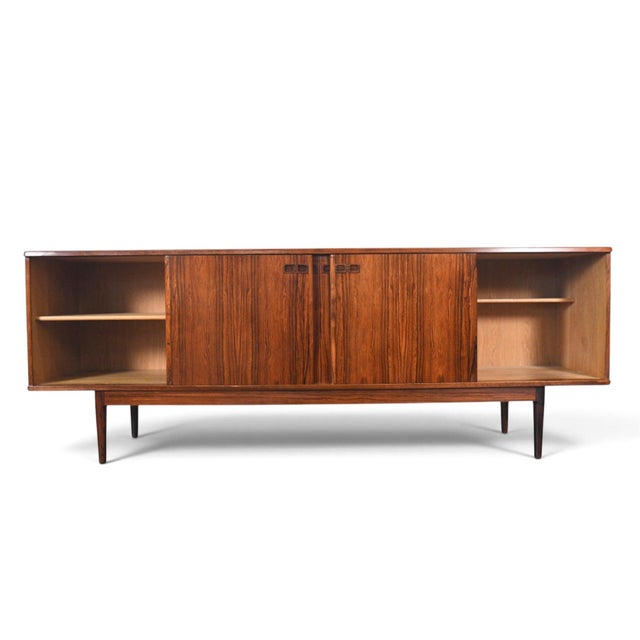 Mid 20th Century Brazilian Rosewood Credenza by Johannes Andersen, Attributed For Sale - Image 11 of 14