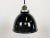 Small Industrial Black Enamel Pendant Lamp, 1950s For Sale - Image 10 of 10