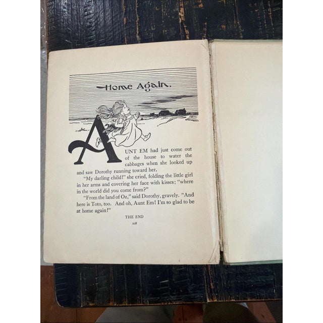 Vintage 1903 Edition of The Wizard of Oz Book by L. Frank Baum & W. W. Denslow For Sale - Image 9 of 9