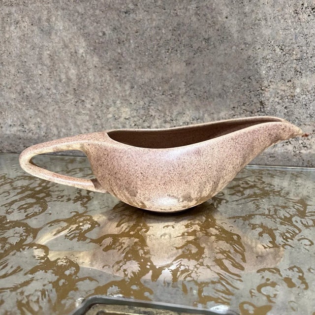 Russel Wright 1950s Creamer Laurel of Calif Cerama Stone Russel Wright Modern For Sale - Image 4 of 10
