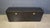 Luxurious seventies glamour sideboard by PIerre Vandel of Paris consists of black lacquer panels and brass handles and...