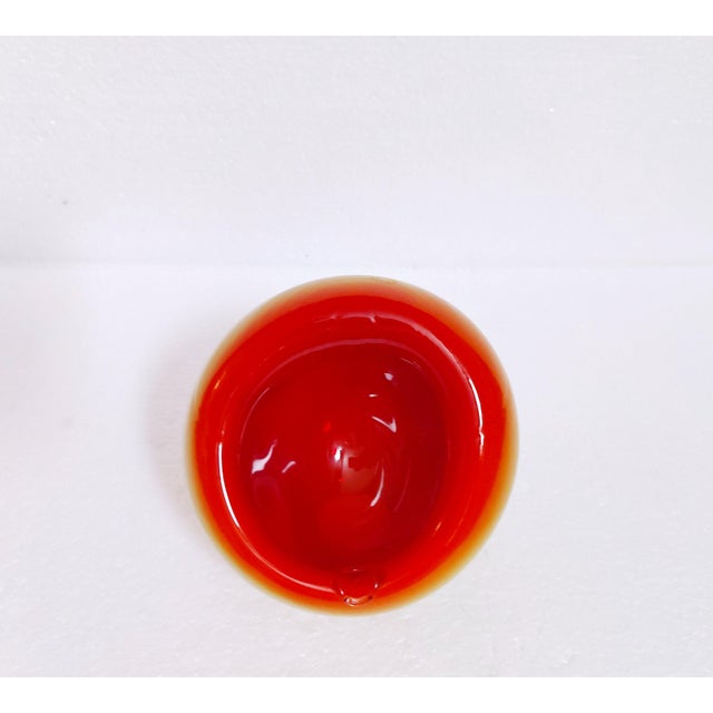 Space Age Art Glass Ashtray by Dragan Drobnjak, Former Yugoslavia, 1970s For Sale - Image 4 of 11