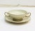 Set of eight cream soup bowls & saucers, Rosenthal Empire Blue Wreath. Ivory ground with pearl edges & hand gilding. Circa...
