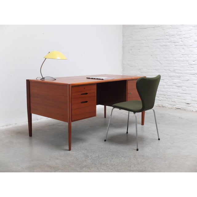 Freestanding Desk with Bookshelf by Wilhelm Renz, 1960s For Sale - Image 9 of 18