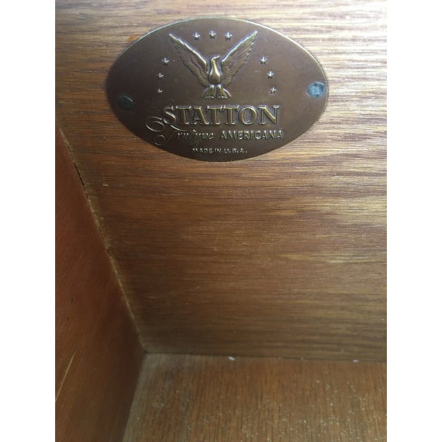 Statton Furniture Cherry 3 Drawer Bachelor Chest For Sale - Image 10 of 10