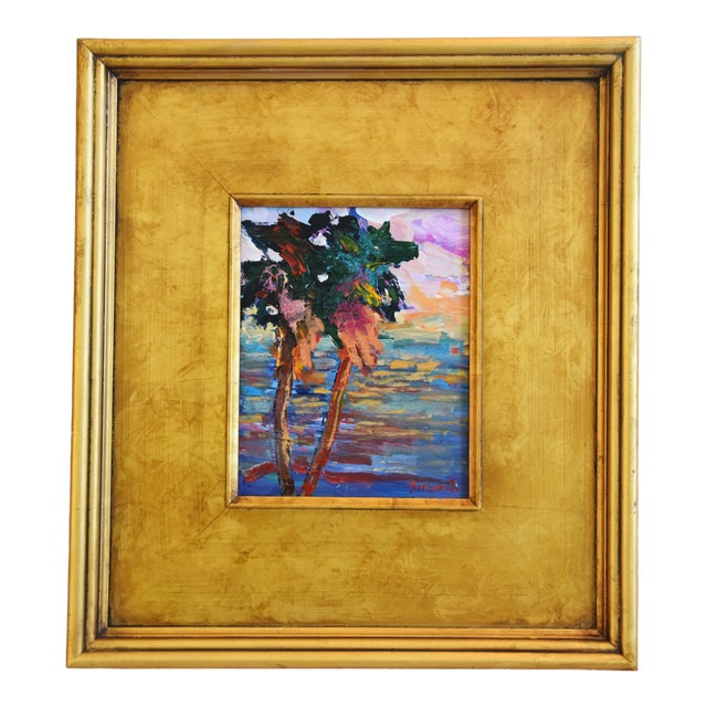 California Impressionist Landscape Seascape Painting by Juan Guzman For Sale