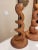 This listing consists of a pair of Midcentury organic sculpture lamps. The brass center poles needs polishing but will...