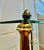 Mid-Century Brass Glass Étagère Bookcase Display For Sale - Image 12 of 17