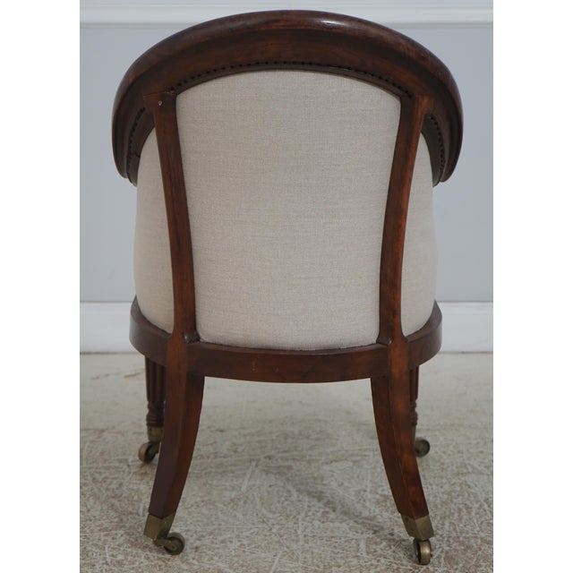 Antique English Regency Rosewood Frame Chair For Sale - Image 4 of 18