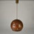 Copper and Amber Glass Pendant Lamps by Nanny Still for Raak, 1960s, Set of 2 For Sale - Image 3 of 12