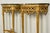 French Pair of 18th Century French Louis XVI Giltwood Demilune Tables For Sale - Image 3 of 18