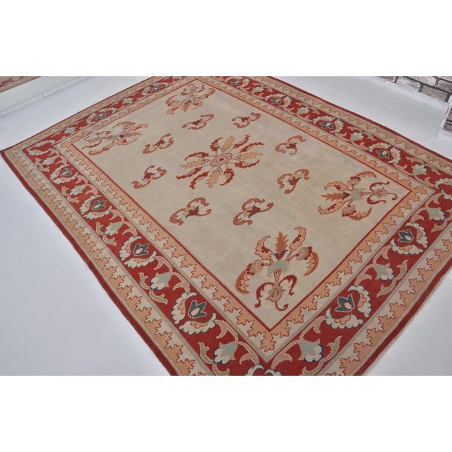 Anatolian Oushak Vintage Floor Carpet For Sale - Image 10 of 10