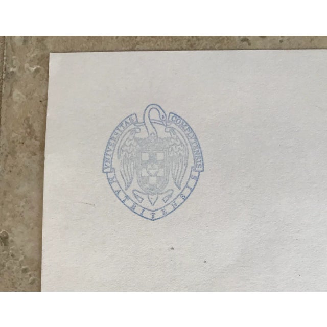 2000 - 2009 Pablo Pino - Hand Signed Abstract Linocut Print "Figura" by Spanish Artist For Sale - Image 5 of 6