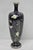 Early 20th Century Meiji Period Japanese Cloisonne Enamel Dark Blue Daisy & Butterfly Tall Urn Vase For Sale - Image 12 of 12