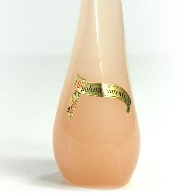 1950s Italian Opalina Fiorentina Glass Vase, 1950s For Sale - Image 5 of 11