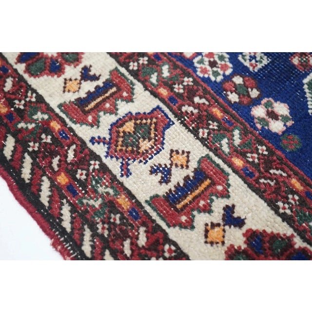 19th Century Vintage Qashqai Rug 5' x 6'11'' For Sale - Image 5 of 11