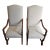 1970s Pair of French Louis XIV Style Upholstered Hardwood Chairs For Sale
