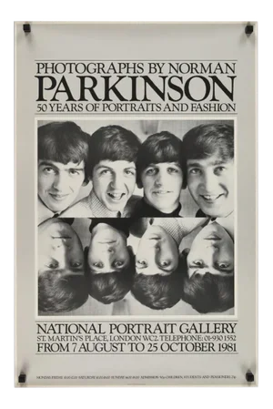 1980 National Portrait Gallery Norman Parkinson Exhibition Poster