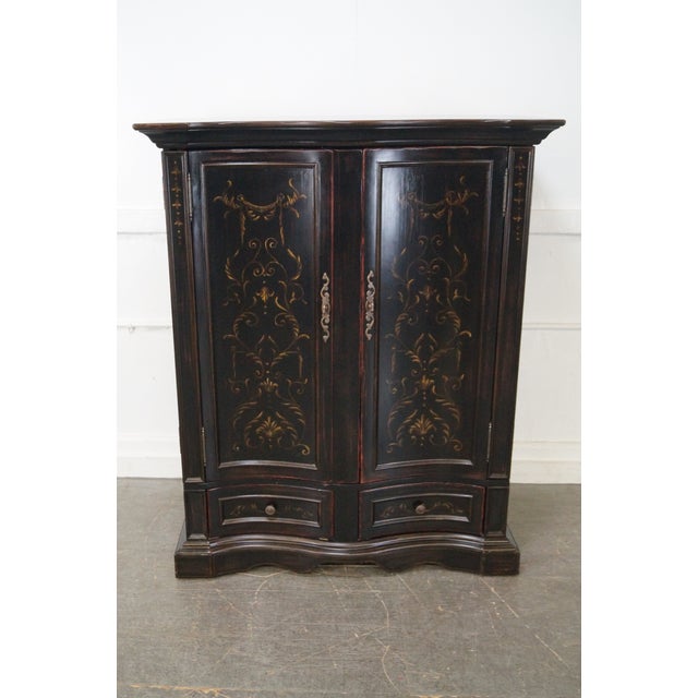 Hooker Furniture Seven Seas Black Tv Armoire Cabinet Chairish