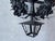 Large Cast-Iron Wall Lantern with Grapevine, Grapes and S AM Emblem, 1920s For Sale - Image 6 of 7