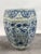 Ceramic Chinese Qianlong Style Porcelain Octagonal Garden Blue & White Stool, a Pair For Sale - Image 7 of 14
