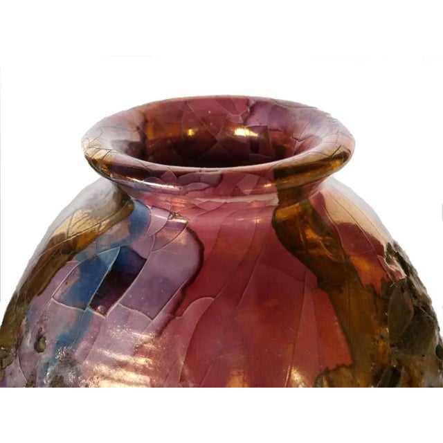 Mid-Century Modern Sardinian Vintage Ceramic Vases by Claudio Pulli, Set of 2 For Sale - Image 3 of 8