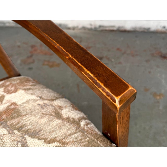 Wood Set of 6 Mid-Century Dining Chairs For Sale - Image 7 of 11