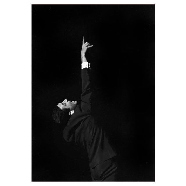 Tassilo Leher, Gilbert Becaud, Concert in Berlin, 1964, Photograph For Sale