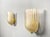Metal Italian Murano Glass Wall Lamps from Barovier & Toso, 1970s, Set of 2 For Sale - Image 7 of 13
