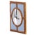 A Blue Glass and Resin Quadrant Wall Mirror. For Sale - Image 4 of 8