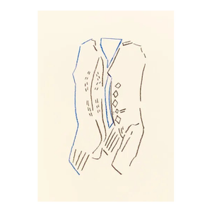 Pierre Buraglio, Lithograph N10-6 Ife 1988