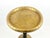 Italian Neoclassical Hammered Brass and Copper Side Table, 1920s For Sale - Image 9 of 15