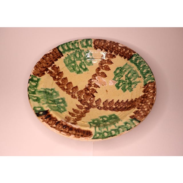 Vintage Handmade Clay Bowl or Plate, 1930s For Sale - Image 4 of 16