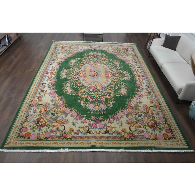 Vintage Persian Hand-Knotted area rug is a semi-antique vintage area rug. The '70s Eastern region of Anatolian's unique...