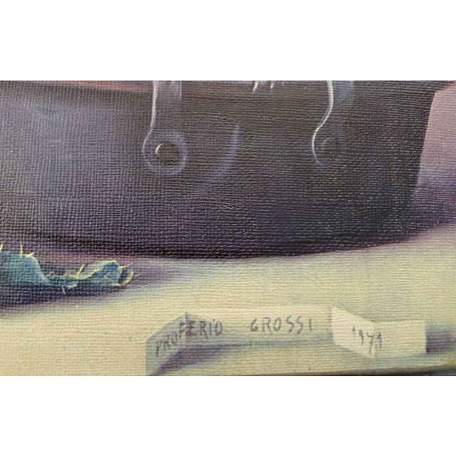 P. Grossi, Still Life, 1971, Wood and Canvas For Sale - Image 12 of 13