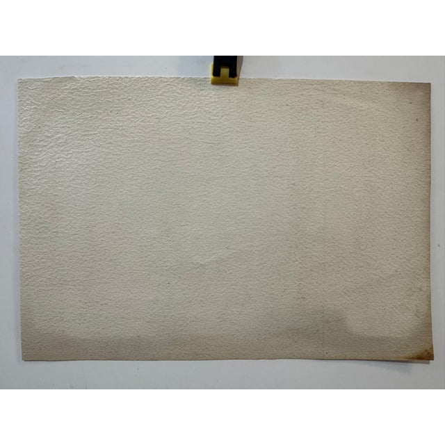 Early 20th Century Attributed to Frank Henry Mason British Architectural House Landscape Watercolor For Sale In Atlanta - Image 6 of 7