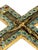 Blue Gilt Ceramic Byzantine Crucifix by Marc Roussel, Vallauris, 1962 For Sale - Image 8 of 12