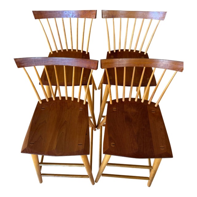 Thomas Moser Eastward Bar Stools (4) For Sale