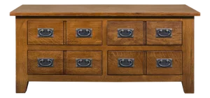 Mission 8 Drawer Coffee Table - Michaels Cherry
