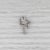 2010s 0.23ctw Diamond Palm Tree Pendant 14k White Gold Floating Drop For Sale - Image 5 of 5